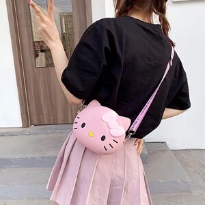 🆕 Hello Kitty Cartoon Crossbody Bag - Stylish Single-Shoulder Sling Versatile